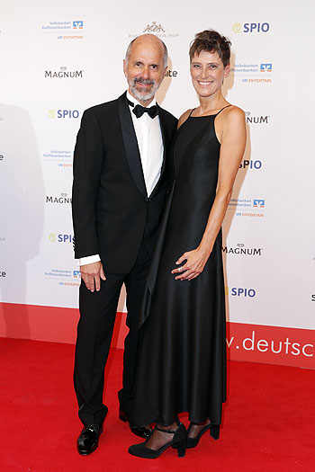 Christoph Maria Herbst und Frau Gisi Herbst: 49. Deutscher Filmball im Hotel Bayerischer Hof in München am 25.01.2025 (c) Jessica Maiwald-Kassner 